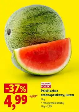 Lidl Polski arbuz drobnopestkowy, luzem oferta