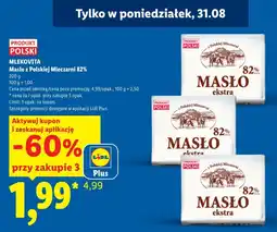 Lidl Mlekovita Masło z Polskiej Mleczarni 82% oferta