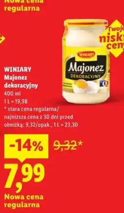 Lidl Majonez dekoracyjny oferta