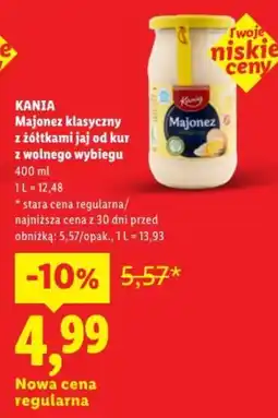 Lidl Kania Majonez klasyczny oferta