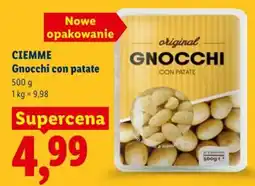 Lidl CIEMME Gnocchi con patate oferta