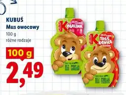 Lidl KUBUS Mus owocowy oferta
