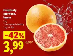Lidl Grejpfruty czerwone, luzem oferta