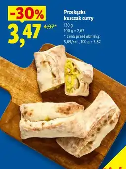 Lidl Przekąska kurczak curry oferta