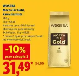 Lidl Woseba Mocca Fix Gold kawa ziarnista oferta