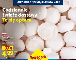 Lidl Polskie pieczarki oferta