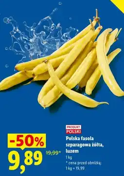 Lidl Polska fasola szparagowa żółta, luzem oferta