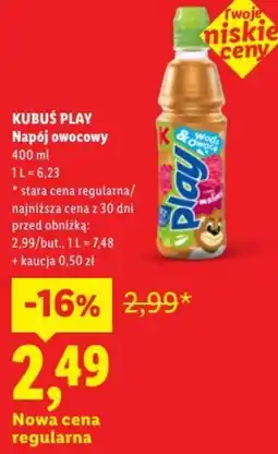 Lidl KUBUS PLAY Napój owocowy oferta