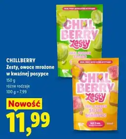Lidl CHILLBERRY Zesty, owoce mrożone w kwaśnej posypce oferta
