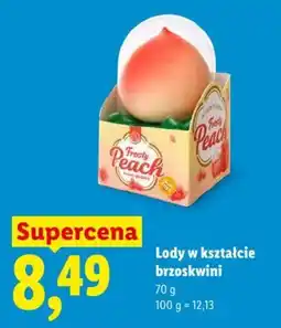 Lidl Frosty Peach Lody w kształcie brzoskwiń oferta