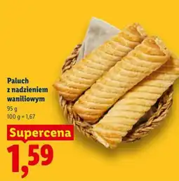 Lidl Paluch z nadzieniem waniliowym oferta