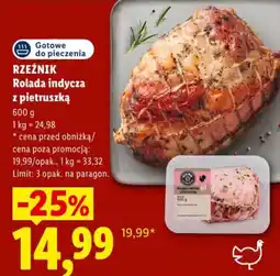 Lidl Rolada indycka z pietruszką oferta