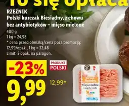Lidl Polski kurczak Biesiadny mięso mielone oferta