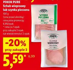 Lidl PIKOK PURE Schab wieprzowy lub szynka pieczona oferta