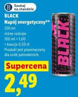 Lidl Napój energetyczny Black oferta