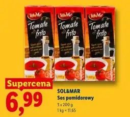 Lidl Sos pomidorowy SOL&MAR oferta
