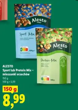 Lidl ALESTO Sport lub Protein Mix - mieszanki orzechów oferta