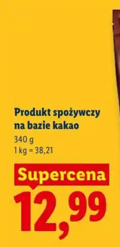 Lidl Produkt spożywczy na bazie kakao oferta