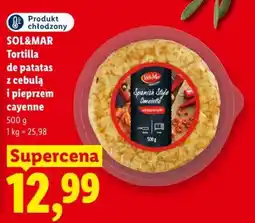 Lidl SOL&MAR Tortilla de patatas z cebulą i pieprzem cayenne oferta