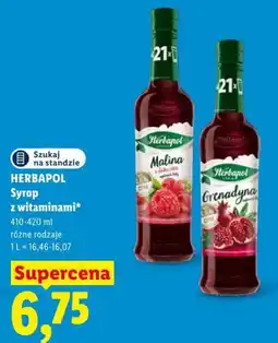 Lidl HERBAPOL Syrop z witaminami* oferta
