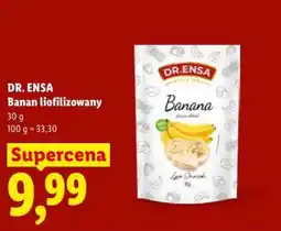 Lidl DR. ENSA Banan liofilizowany oferta