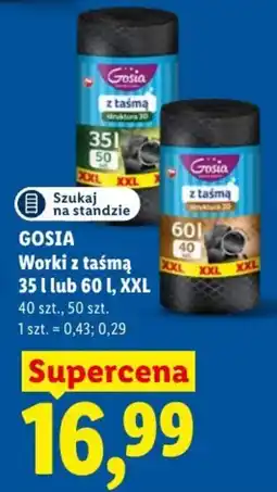 Lidl Worki z taśmą oferta