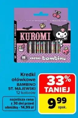 Carrefour Kredki ołówkowe BAMBINO oferta