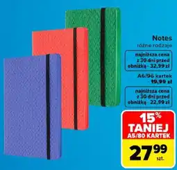 Carrefour Notes oferta