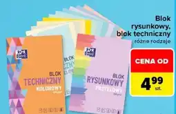 Carrefour Blok rysunkowy, blok techniczny oferta