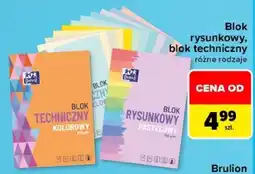 Carrefour Blok rysunkowy, blok techniczny oferta