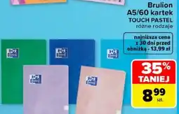 Carrefour Brulion A5/60 kartek Touch pastel oferta
