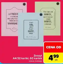 Carrefour Zeszyt oferta
