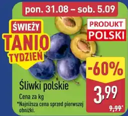 ALDI Śliwki polskie oferta