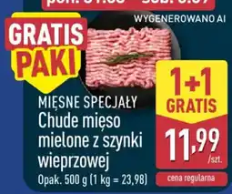 ALDI Chude mięso mielone z szynki wieprzowej oferta