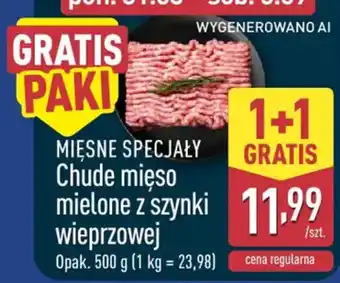 Chude mięso mielone z szynki wieprzowej