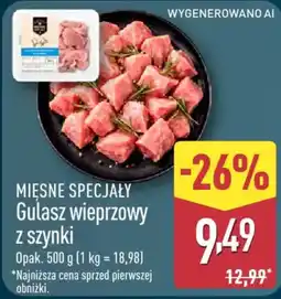 ALDI Gulasz wieprzowy z szynki oferta