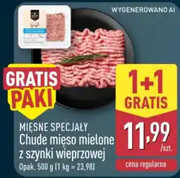 ALDI Chude mięso mielone z szynki wieprzowej oferta