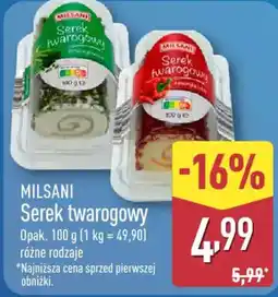 ALDI MILSANI Serek twarogowy oferta