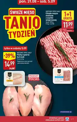 ALDI Filety z piersi kurczak oferta