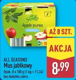 ALDI ALL SEASONS Mus jabłkowy oferta