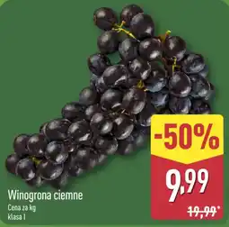ALDI Winogrona ciemne oferta