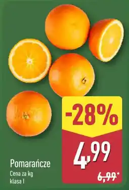ALDI Pomarańcze oferta