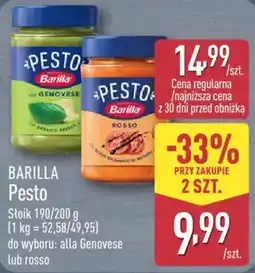 ALDI Barilla Pesto oferta