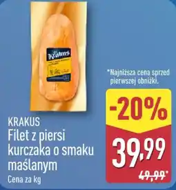 ALDI Krakus Filet z piersi kurczaka o smaku maślanym oferta