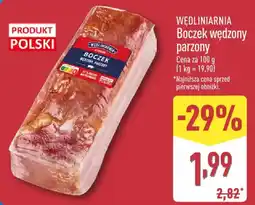 ALDI Wędliniarnia Boczek wędzony parzony oferta