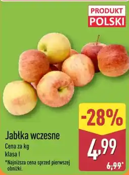 ALDI Jabłka wczesne oferta