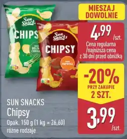 ALDI SUN SNACKS Chipsy oferta