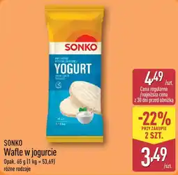 ALDI SONKO Wafle w jogurcie oferta
