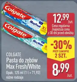 ALDI Colgate Pasta do zębów Max Fresh/White oferta