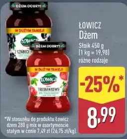 ALDI Dżem Łowicz Truskawkowy oferta